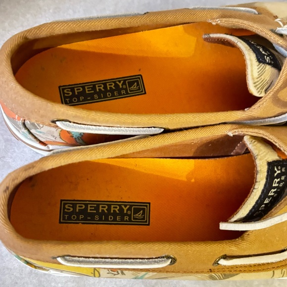 Sperry Topsider Tropical Floral Hawaiian Boat Shoes Size 9 - Picture 3 of 10